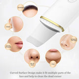Ultrasonic Skin Scrubber Facial Cavitation Peeling Cleansing Scraper