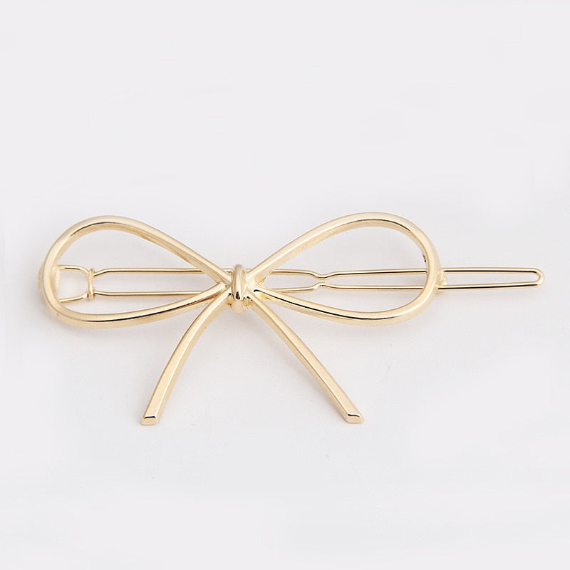 New Korean Cute Blond Simple Cat Shape Hairpin