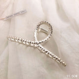 Woman Metal Hair Claws Chic Barrettes Hairclips