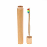 Organic Bamboo Toothbrush With Tube Jar