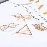 New Korean Cute Blond Simple Cat Shape Hairpin