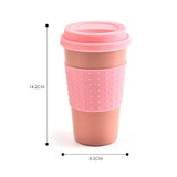 Eco-friendly Coffee Tea Cup with Silicone Lid