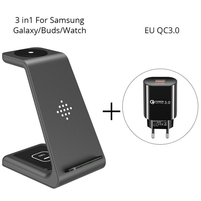 3 in 1 Wireless Charger Stand For iPhone