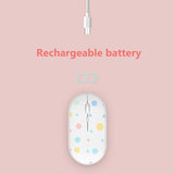 1600 DPI Mini Wireless Mouse Rechargeable Gaming Mouse