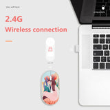 1600 DPI Mini Wireless Mouse Rechargeable Gaming Mouse