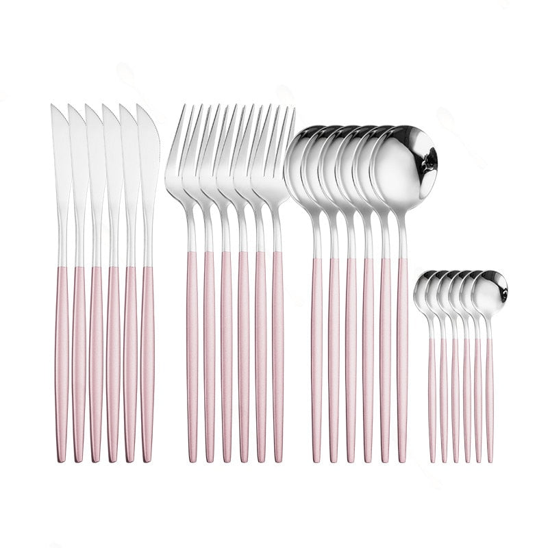 Golden Tableware 24pcs 18/10 Stainless Steel Cutlery