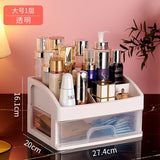 Desktop Cosmetics Home Office Storage Box Drawer Cabinet Jewelry Box Plastic Cosmetic Box Makeup Desk Accessories Organizer