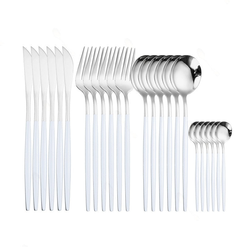 Golden Tableware 24pcs 18/10 Stainless Steel Cutlery