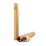 Organic Bamboo Toothbrush With Tube Jar