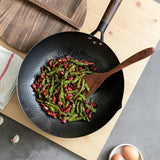 Iron Wok High Quality Traditional Cookware Iron Wok Non-stick Pan Non-coating Pan Kitchen Cookware