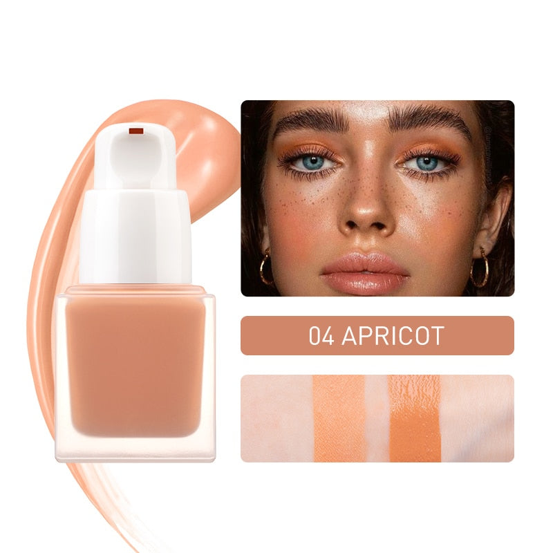 Long-lasting Silky Natural Contour Liquid Cheek Face Blush