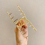 Woman Metal Hair Claws Chic Barrettes Hairclips