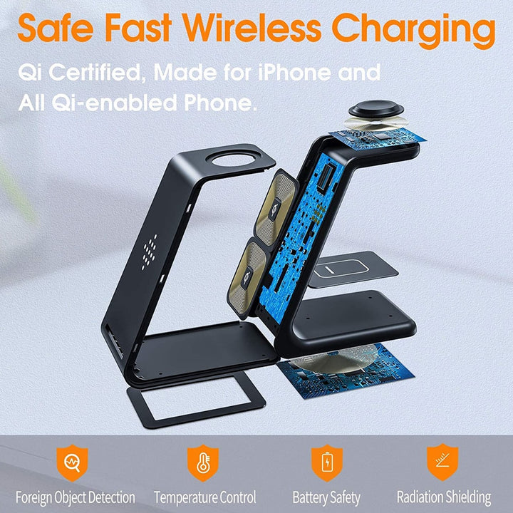 3 in 1 Wireless Charger Stand For iPhone
