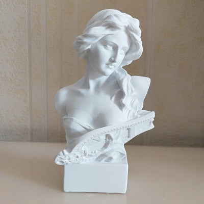 Nordic Statue Sculpture White