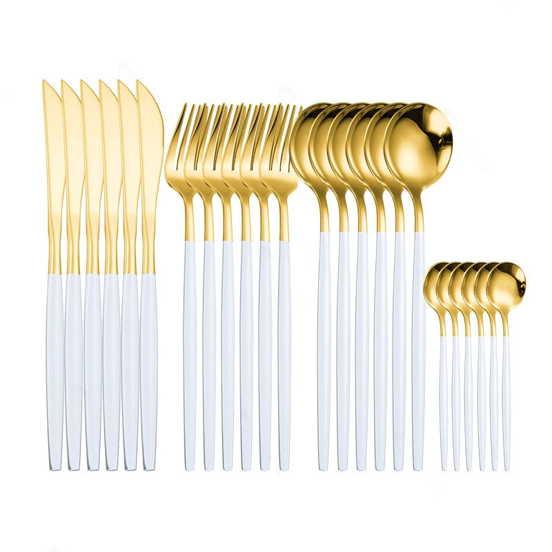 Golden Tableware 24pcs 18/10 Stainless Steel Cutlery