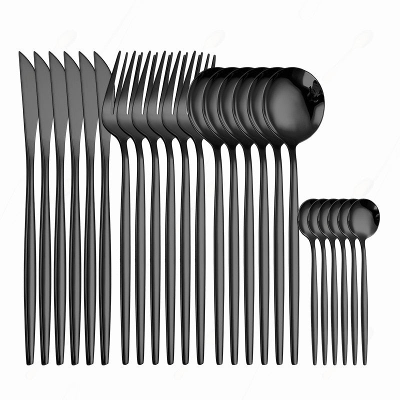 Golden Tableware 24pcs 18/10 Stainless Steel Cutlery