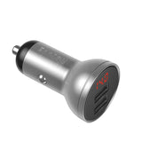 All Metal Dual USB Car Charger 24W 4.8A Fast Car USB Charger