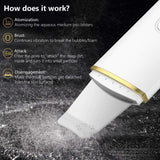 Ultrasonic Skin Scrubber Facial Cavitation Peeling Cleansing Scraper