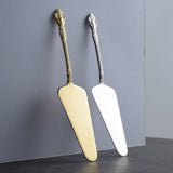Gold Cake Shovel Spatula Baking Pastry Tools Wedding Cake Serve Baroque Party Cake Decorating Shovel Restaurant Silverware