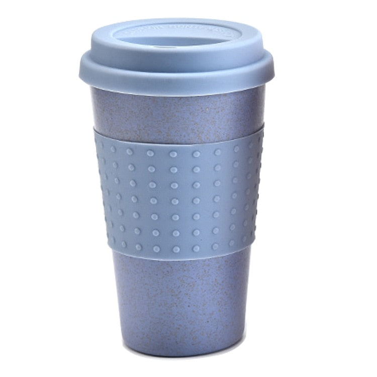 Eco-friendly Coffee Tea Cup with Silicone Lid