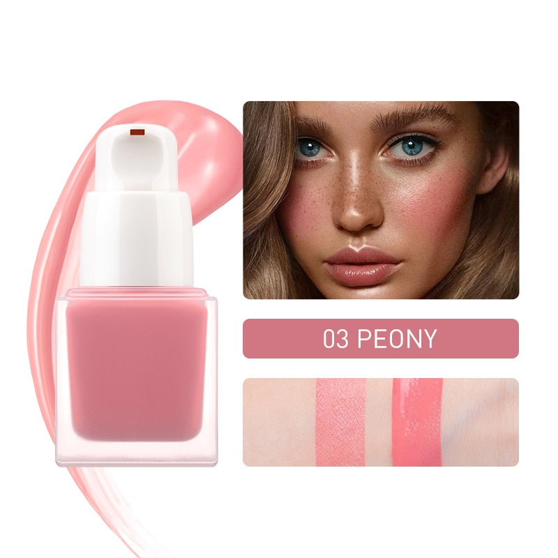 Long-lasting Silky Natural Contour Liquid Cheek Face Blush