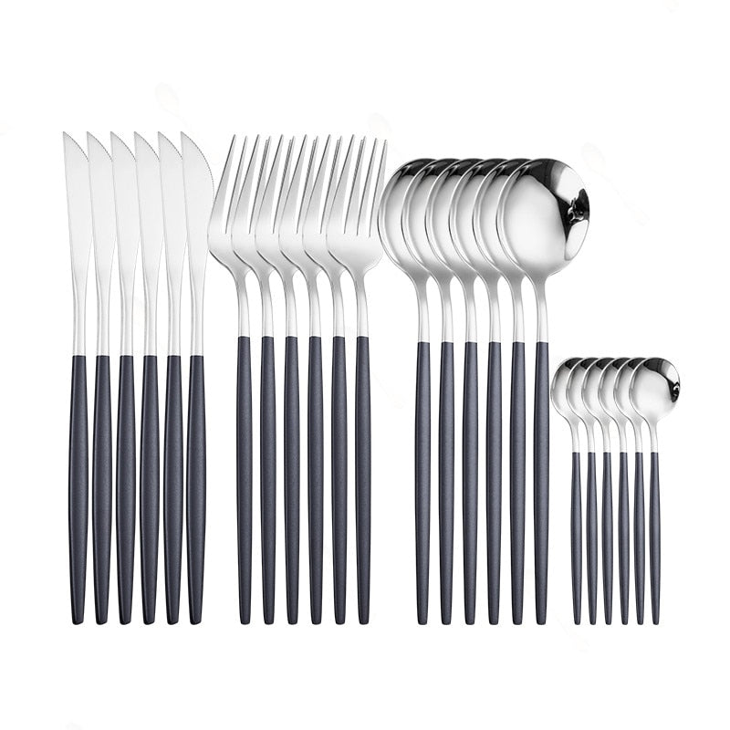 Golden Tableware 24pcs 18/10 Stainless Steel Cutlery