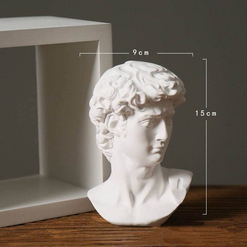 Nordic Statue Sculpture White