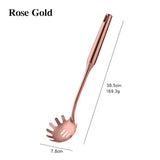 Stainless Steel Rose Gold Kitchen Utensils
