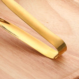 Gold Bread Clip Grill Accessory Kitchen Tongs