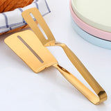 Gold Bread Clip Grill Accessory Kitchen Tongs