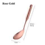 Stainless Steel Rose Gold Kitchen Utensils