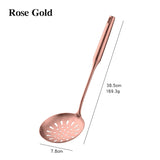 Stainless Steel Rose Gold Kitchen Utensils