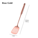 Stainless Steel Rose Gold Kitchen Utensils