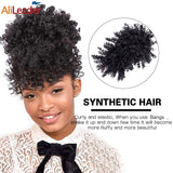 Synthetic Curly Bangs Kinky Curly Hair