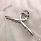 Woman Metal Hair Claws Chic Barrettes Hairclips