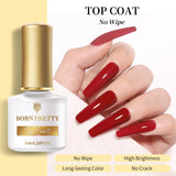 No Wipe Top Coat Nail Art Varnish Manicure