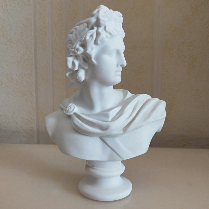Nordic Statue Sculpture White