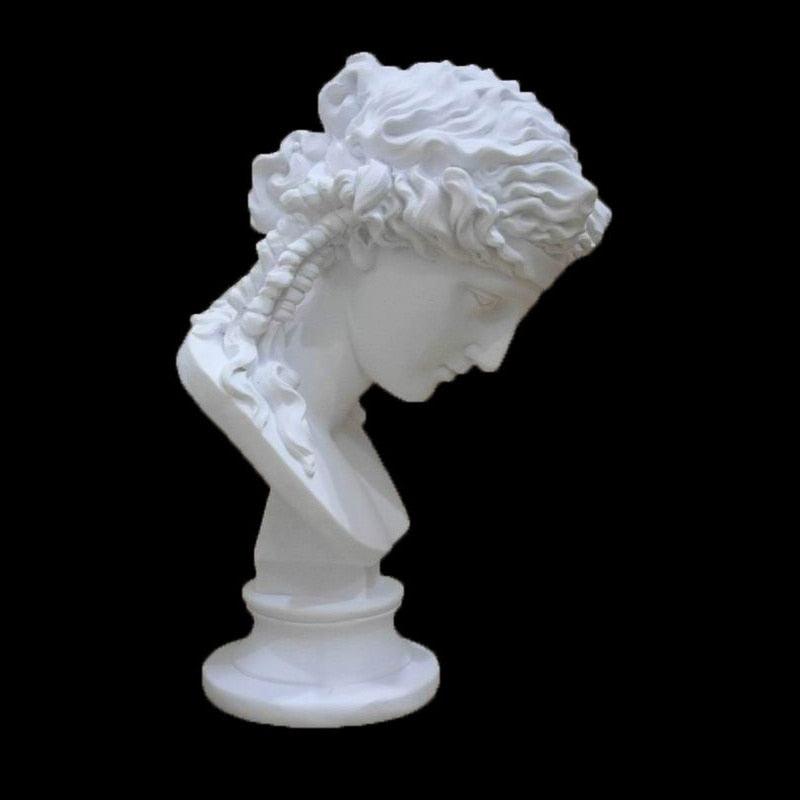 Nordic Statue Sculpture White