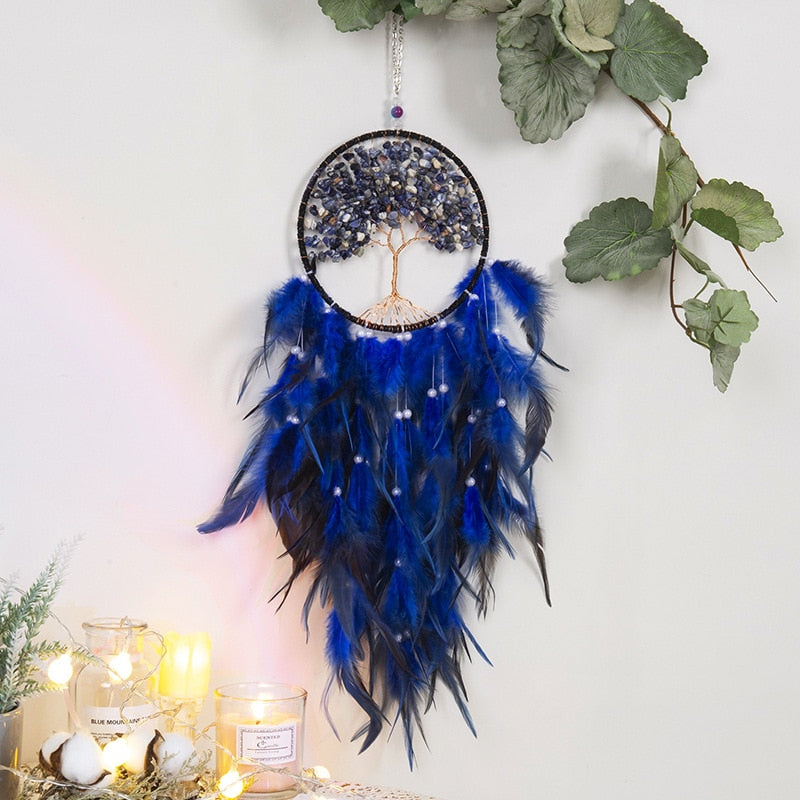 Handmade Weave Dream Catcher With Light