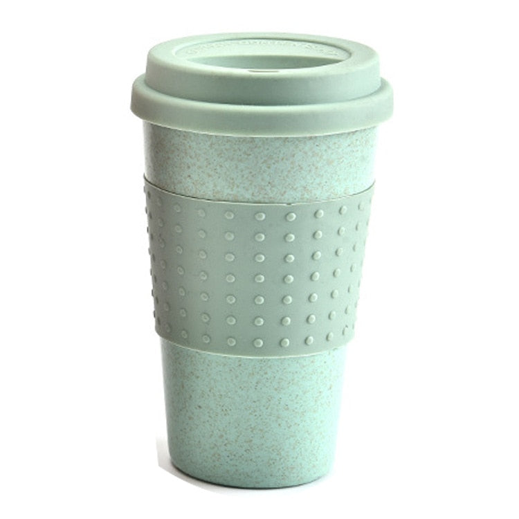 Eco-friendly Coffee Tea Cup with Silicone Lid