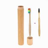 Organic Bamboo Toothbrush With Tube Jar