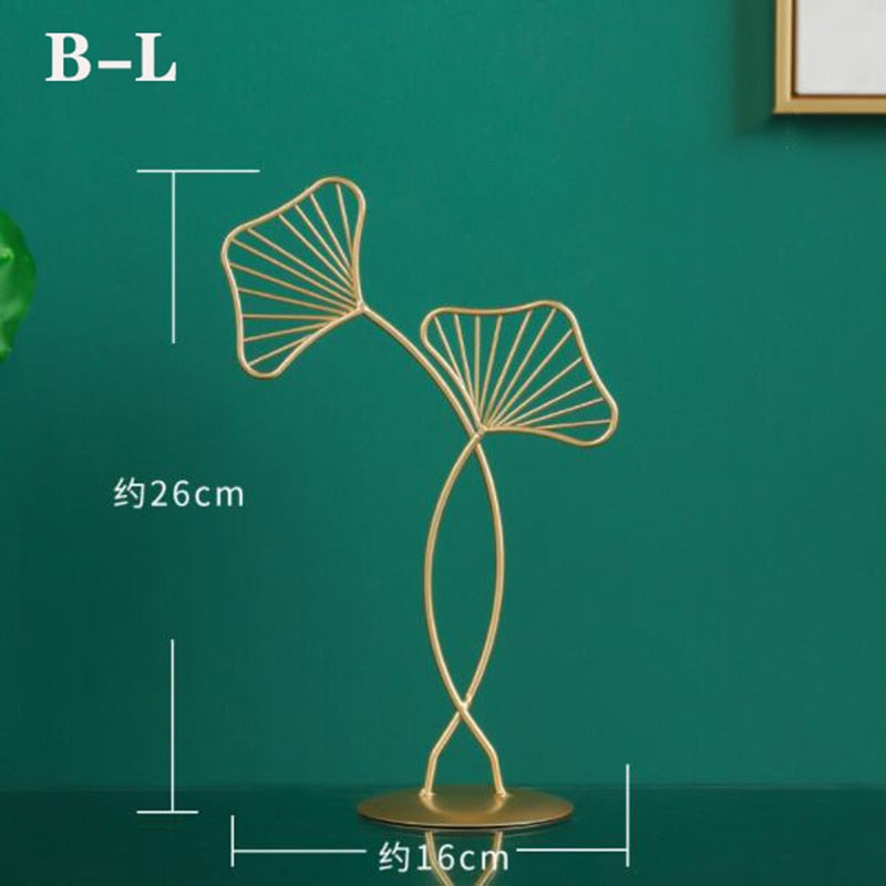 Golden Ornaments Modern Home Decor