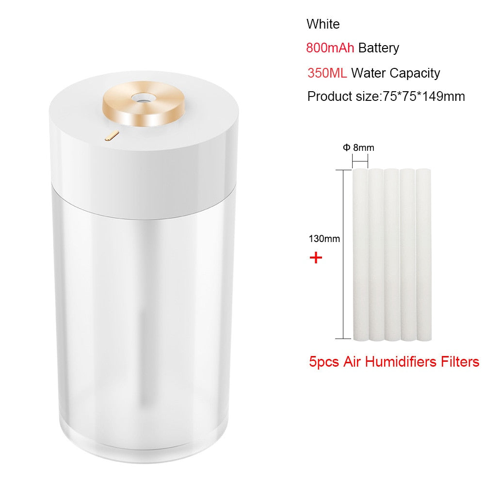 Portable Air Humidifier Wireless 2000mAh