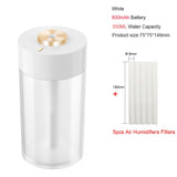 Portable Air Humidifier Wireless 2000mAh