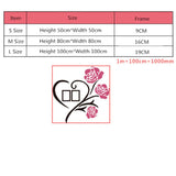 Flower Pattern 3D Acrylic Decoration Wall Sticker