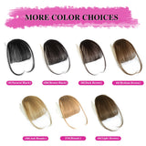 Air Bangs Human Hair Clip