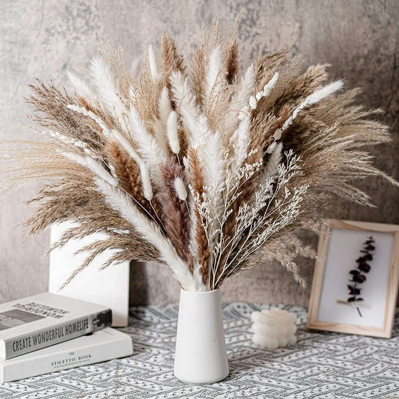 Natural Dried Pampa Grass Boho Home Decor