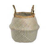Foldable Wicker Basket Planter