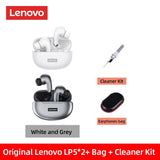 Lenovo-auriculares inalámbricos LP5, audífonos de música HiFi con micrófono, deportivos, resistentes al agua, 100% originales, novedad de 2022