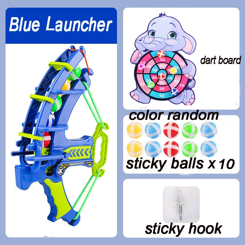 Montessori Throw Sport Slingshot Target Sticky Ball Dartboard